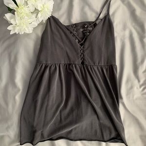 AMERICAN EAGLE soft grey tank